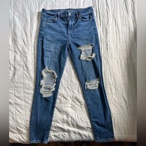 American Eagle Women's Jeans - Classic Ripped Skinny